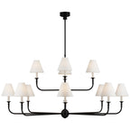 Jurelle Fabric Chandelier-Moonnatur