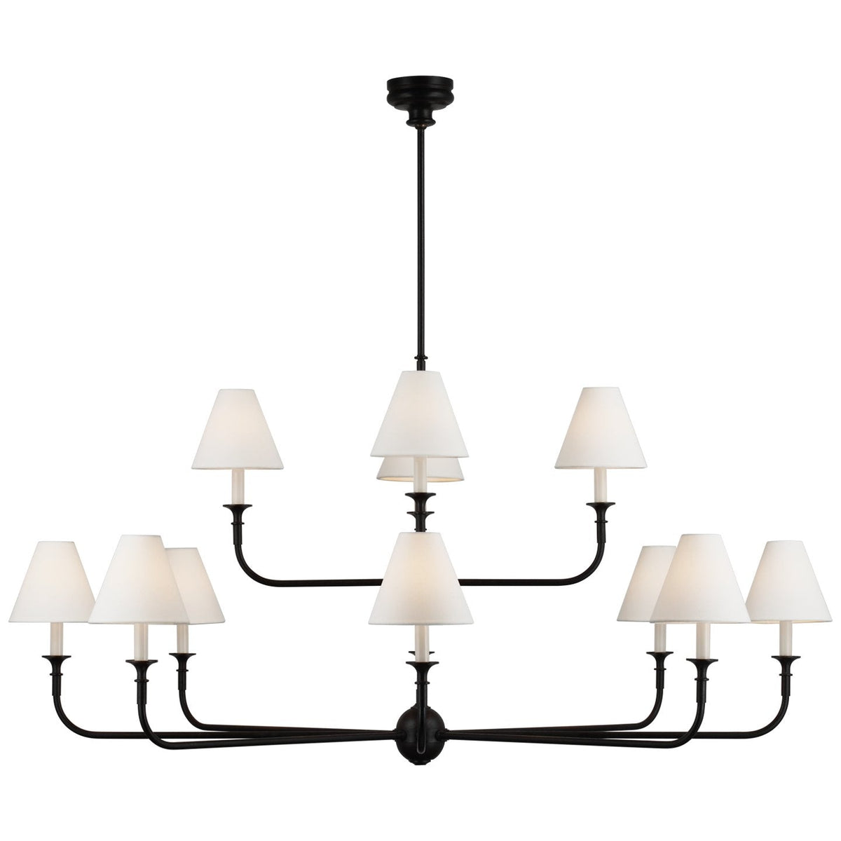 Jurelle Fabric Chandelier-Moonnatur
