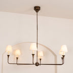 Jurelle Fabric Chandelier-Moonnatur