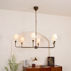 Jurelle Fabric Chandelier-Moonnatur