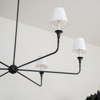 Jurelle Fabric Chandelier-Moonnatur