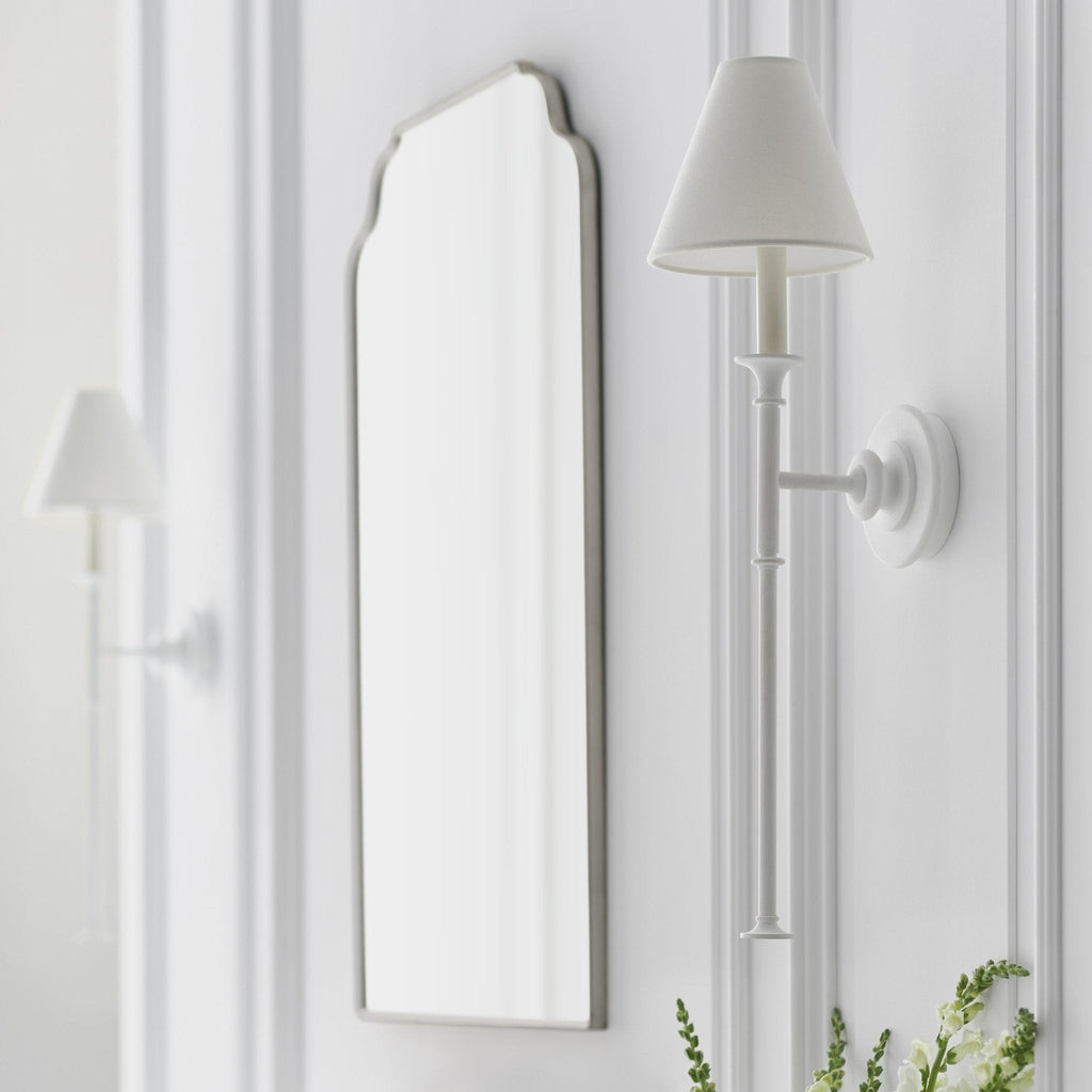 Kestiel Fabric Wall Light-Moonnatur