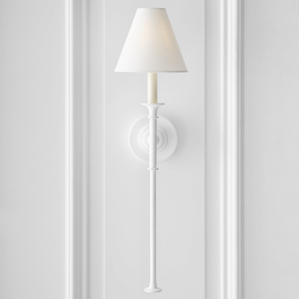 Kestiel Fabric Wall Light-Moonnatur