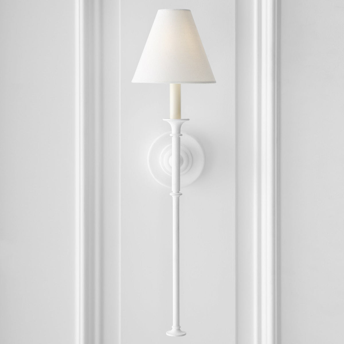 Kestiel Fabric Wall Light-Moonnatur