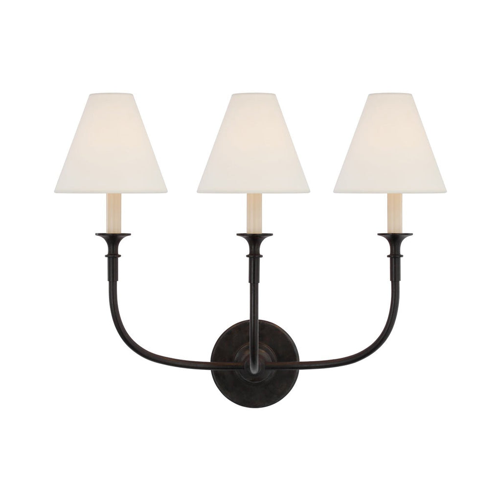 Kestiel Fabric Wall Light-Moonnatur