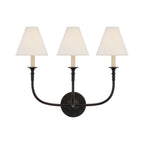 Kestiel Fabric Wall Light-Moonnatur