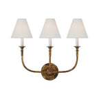 Kestiel Fabric Wall Light-Moonnatur