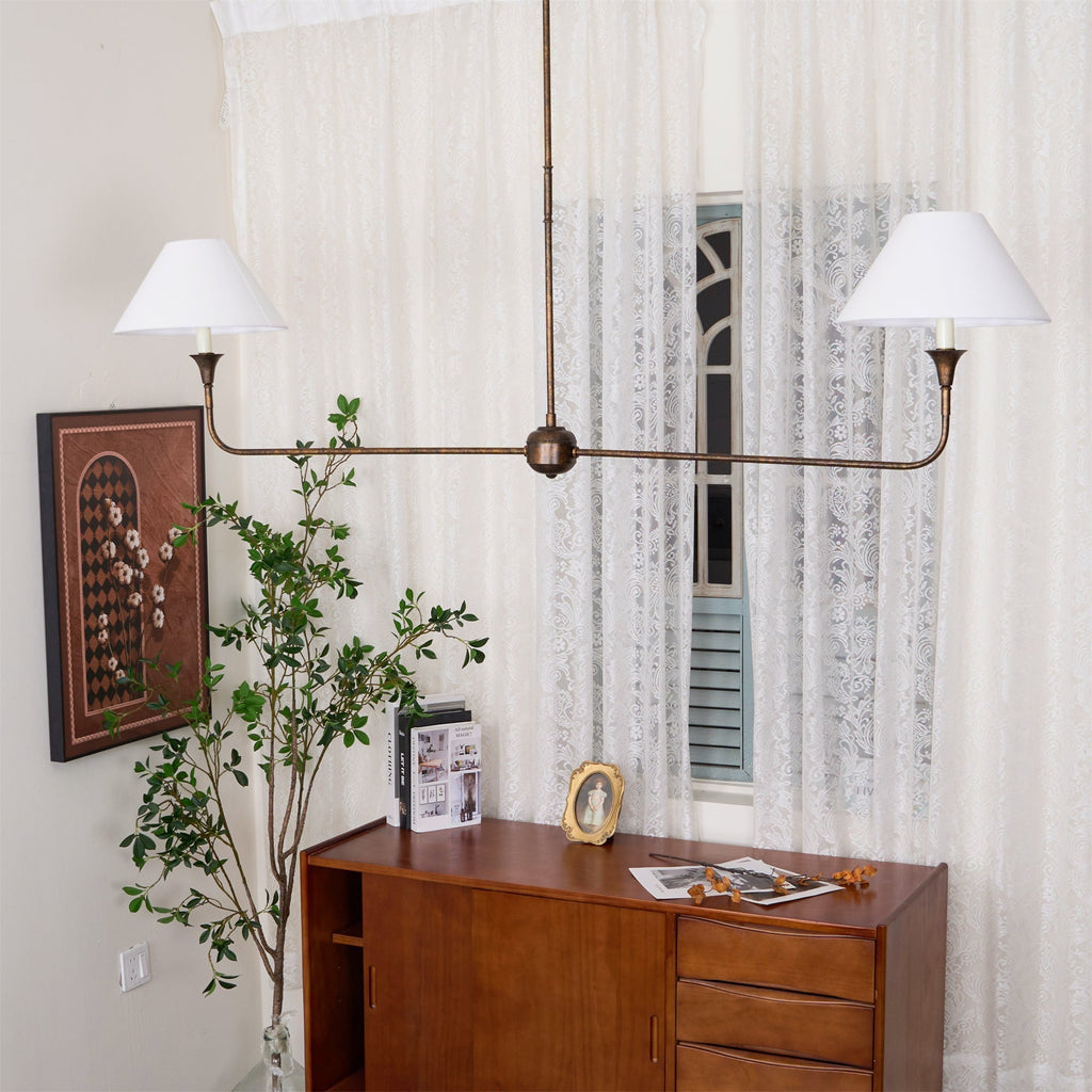 Selvenrose Fabric Chandelier-Moonnatur