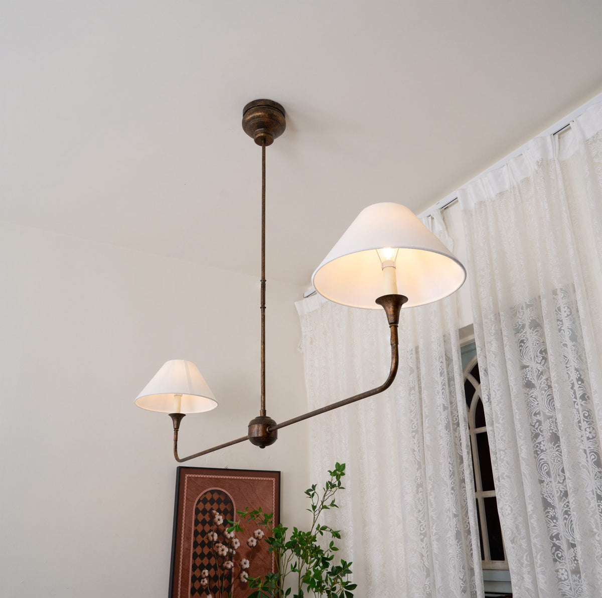 Selvenrose Fabric Chandelier-Moonnatur