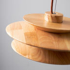 Rivenaria Wood Pendant Light-Moonnatur