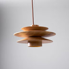 Rivenaria Wood Pendant Light-Moonnatur