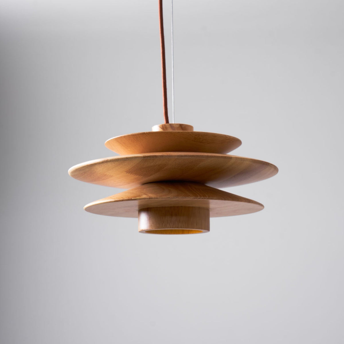 Rivenaria Wood Pendant Light-Moonnatur