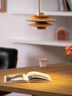 Rivenaria Wood Pendant Light-Moonnatur