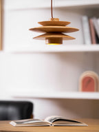 Rivenaria Wood Pendant Light-Moonnatur