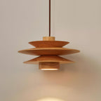 Enverdale Wood Pendant Light-Moonnatur