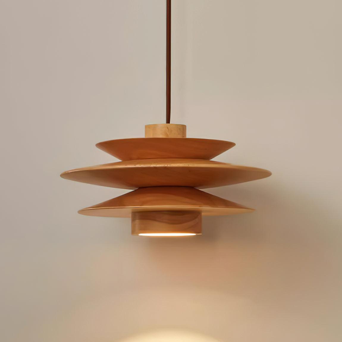 Enverdale Wood Pendant Light-Moonnatur