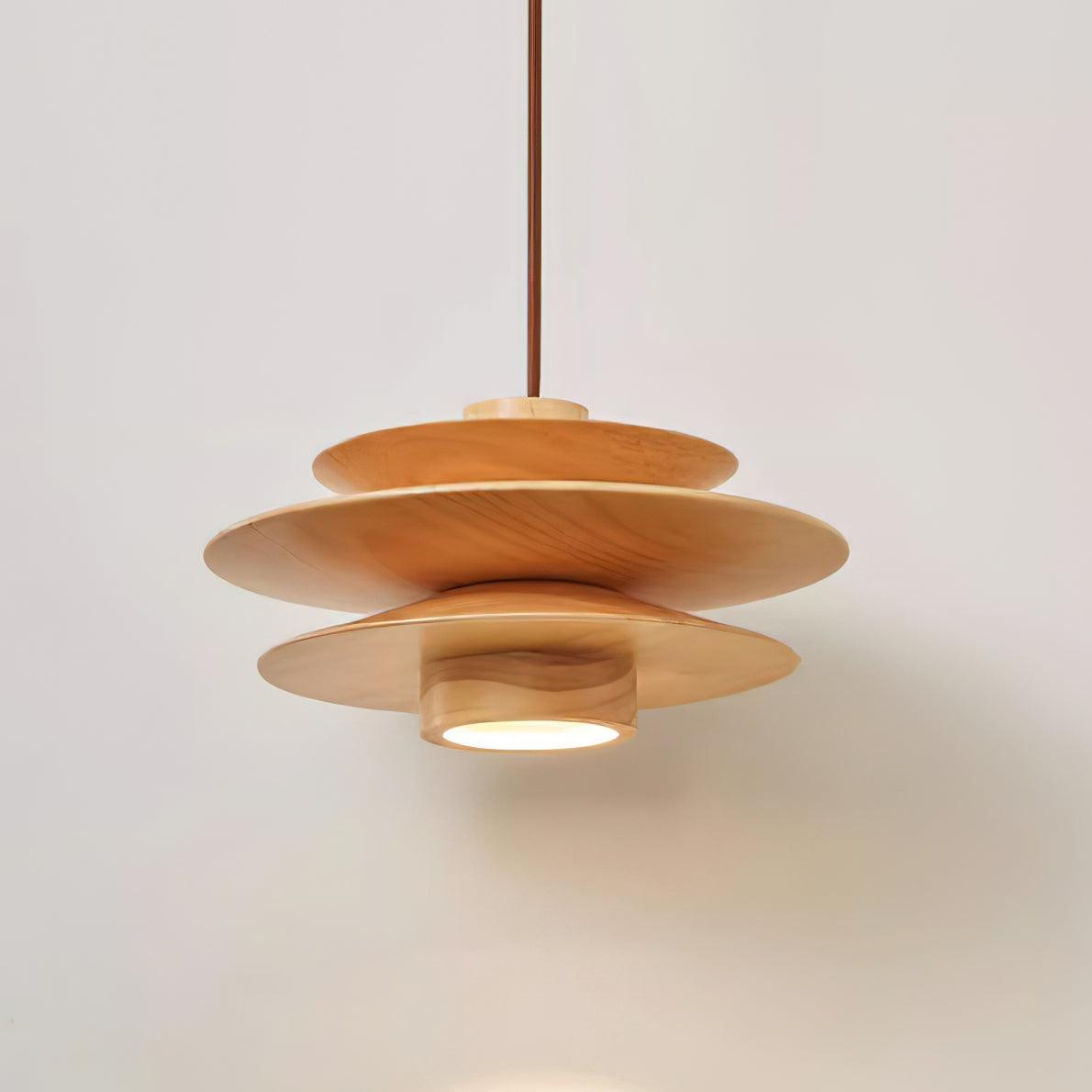Enverdale Wood Pendant Light-Moonnatur