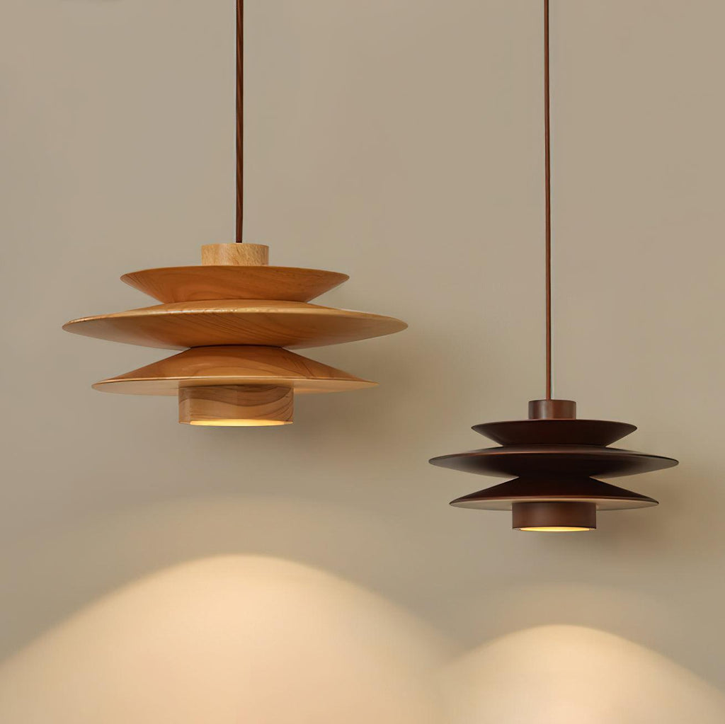 Enverdale Wood Pendant Light-Moonnatur