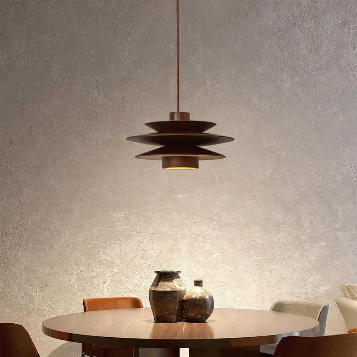 Enverdale Wood Pendant Light-Moonnatur