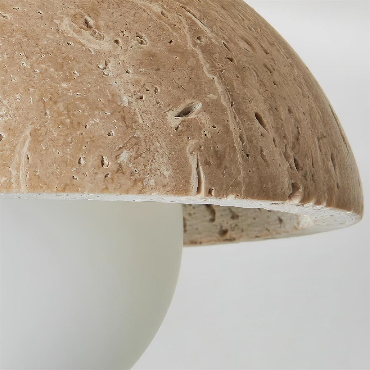 Ferrowlark Travertine Ceiling Light-Moonnatur