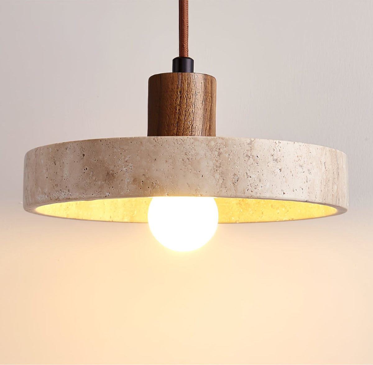 Yarrelfield Travertine Pendant Light-Moonnatur
