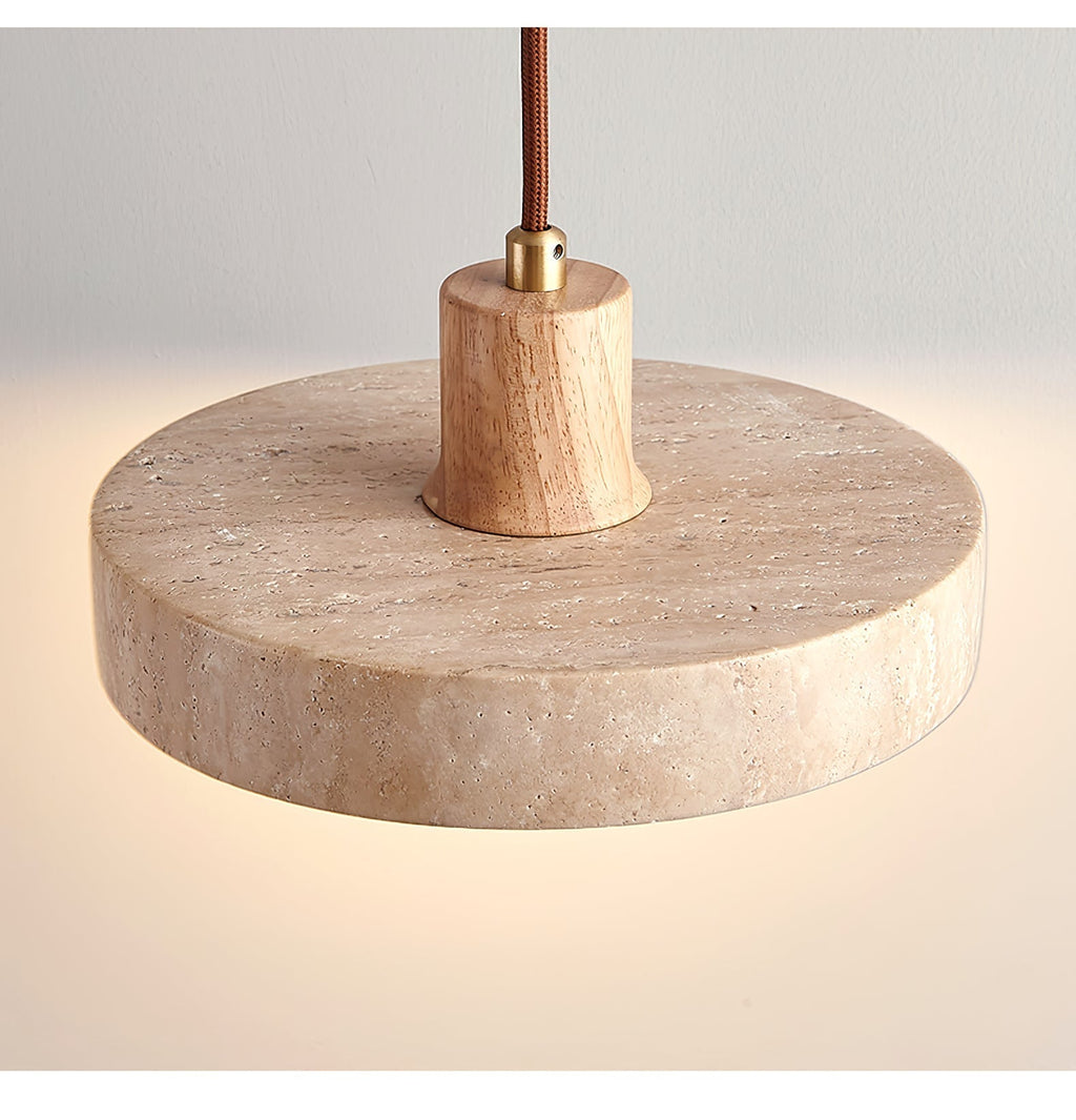 Yarrelfield Travertine Pendant Light-Moonnatur