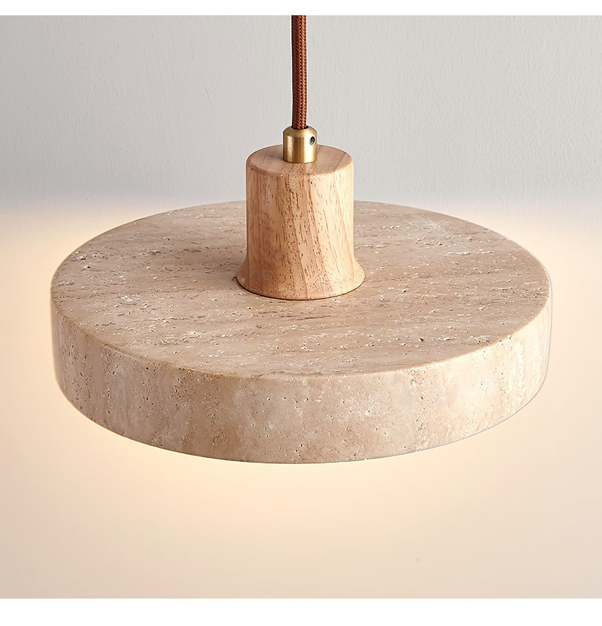 Yarrelfield Travertine Pendant Light-Moonnatur