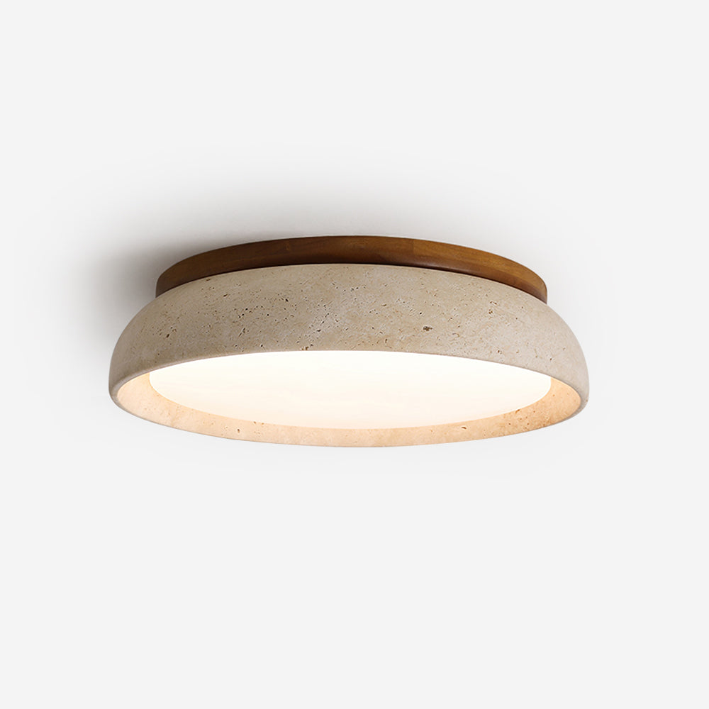 Savenlark Travertine Ceiling Light-Moonnatur