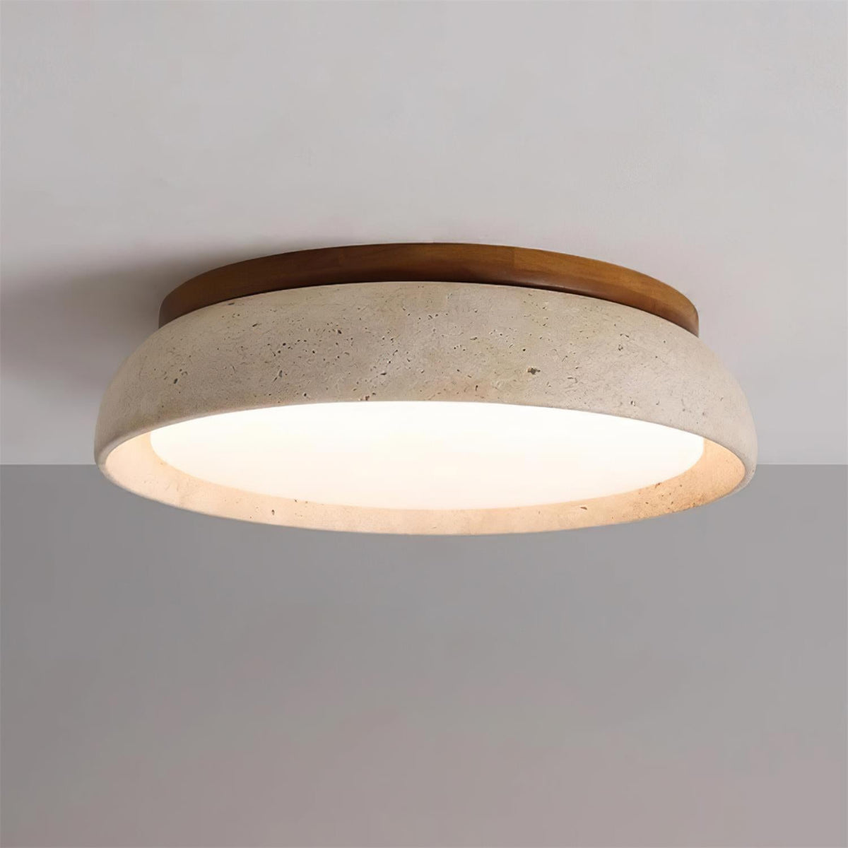 Savenlark Travertine Ceiling Light-Moonnatur