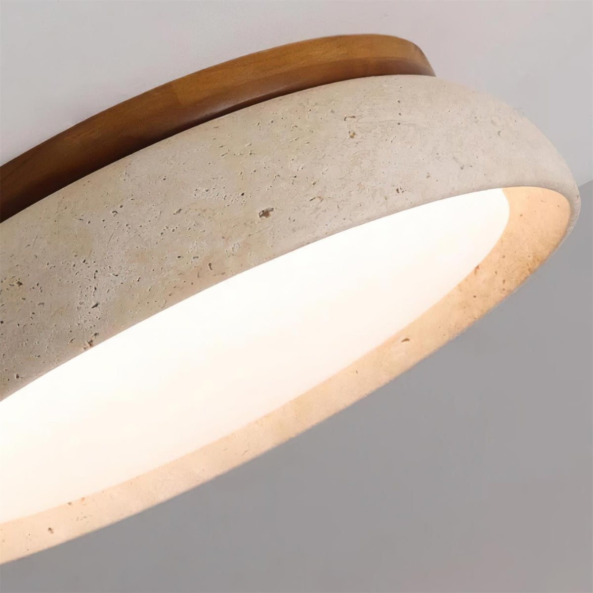 Savenlark Travertine Ceiling Light-Moonnatur
