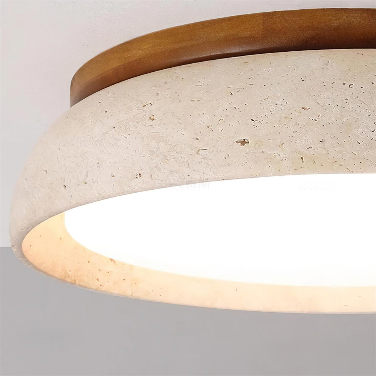 Savenlark Travertine Ceiling Light-Moonnatur