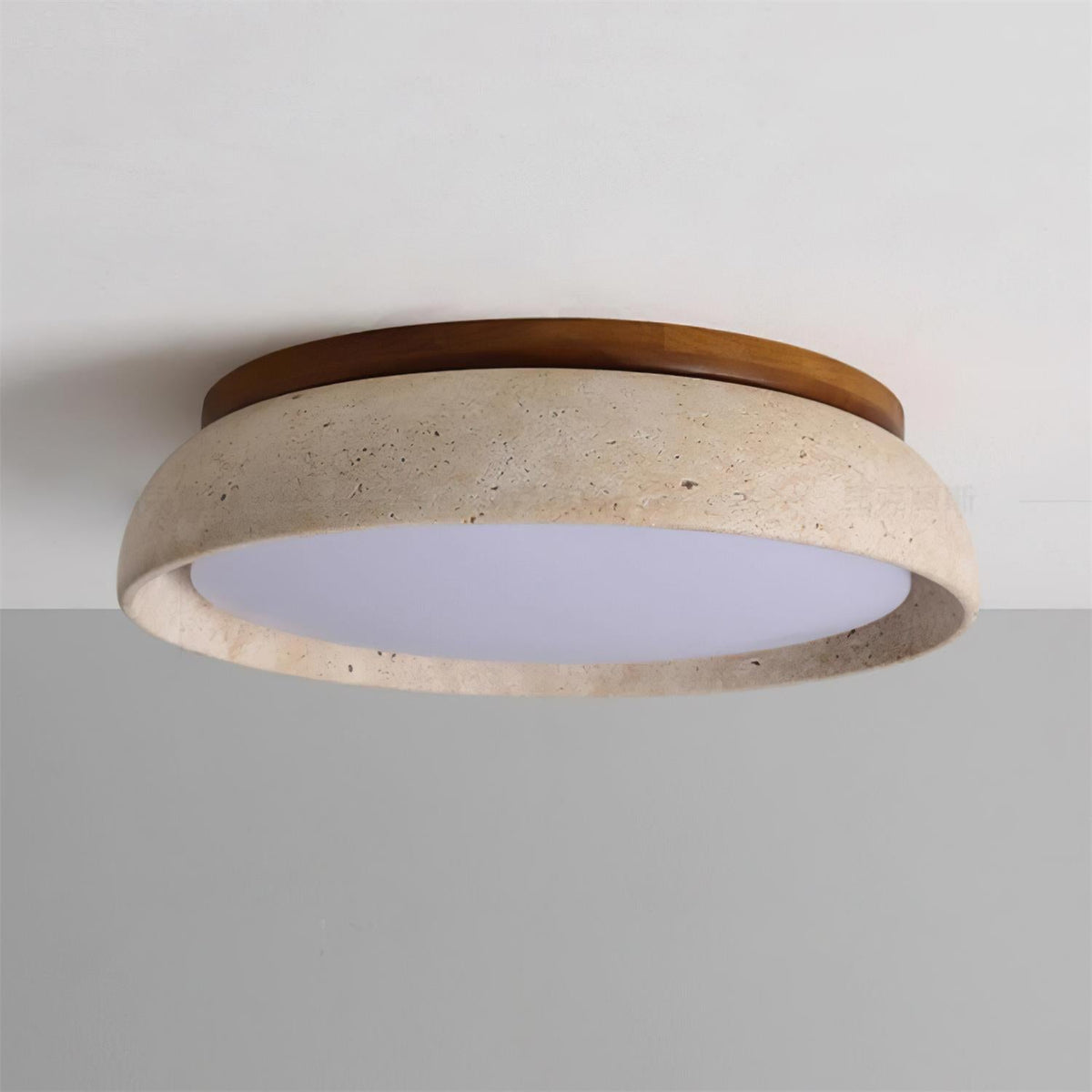 Savenlark Travertine Ceiling Light-Moonnatur
