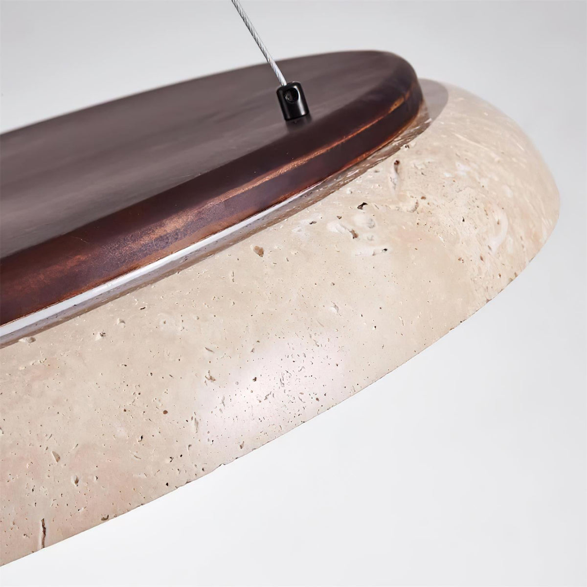 Tarnelvale Travertine Pendant Light-Moonnatur
