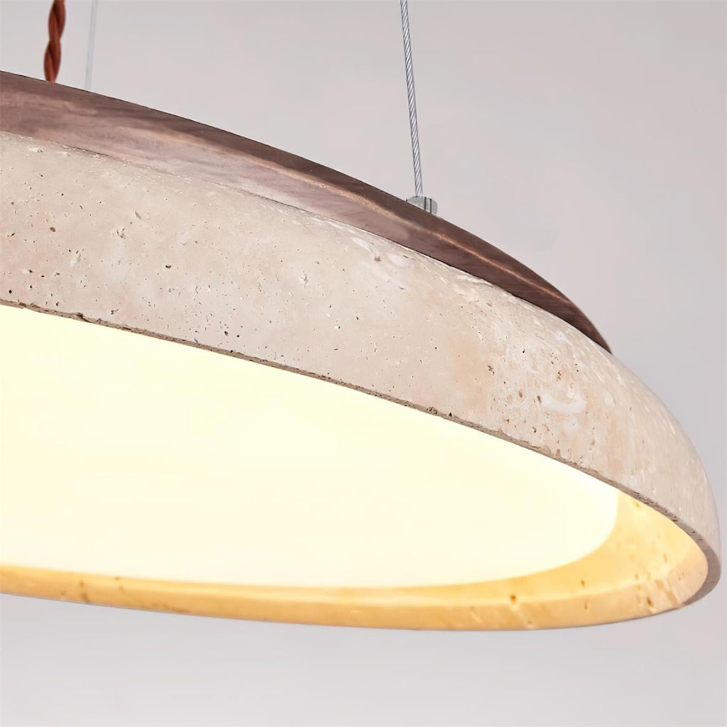 Tarnelvale Travertine Pendant Light-Moonnatur