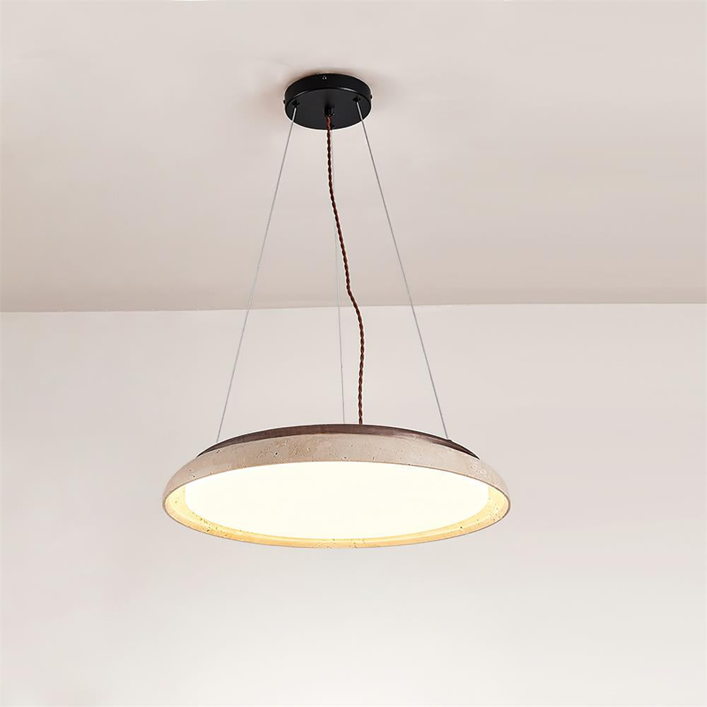 Tarnelvale Travertine Pendant Light-Moonnatur