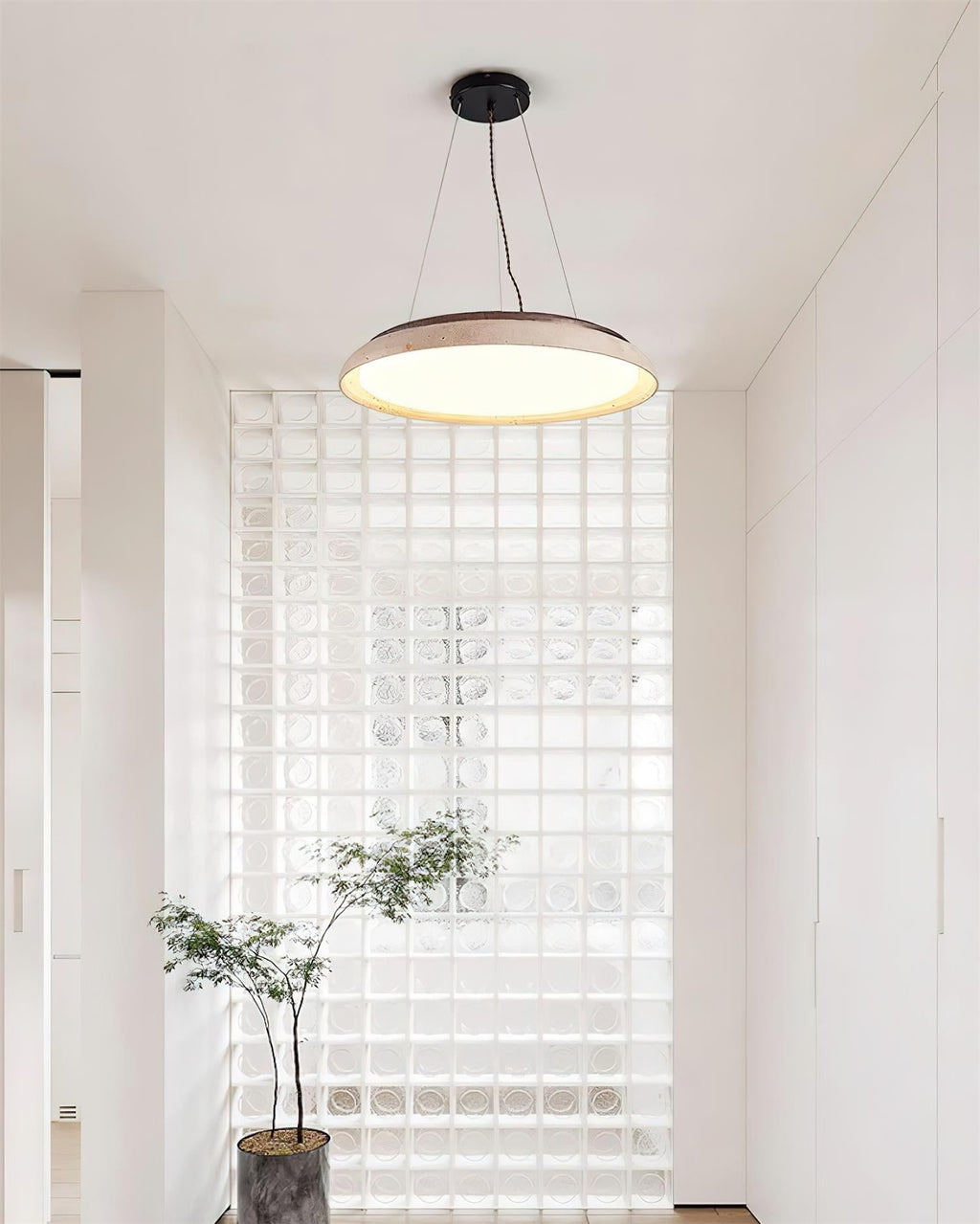 Tarnelvale Travertine Pendant Light-Moonnatur