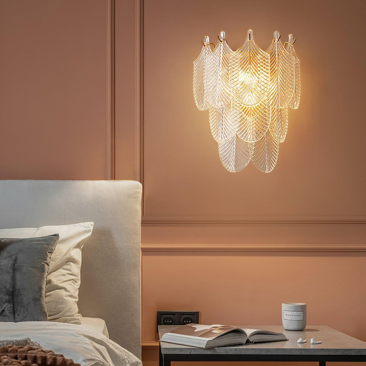 Daphnevale Glass Wall Light-Moonnatur