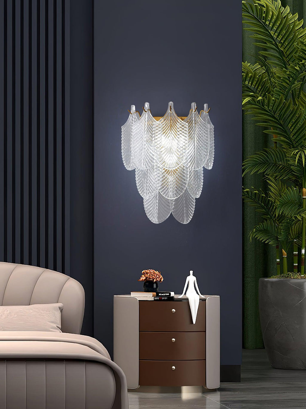 Daphnevale Glass Wall Light-Moonnatur