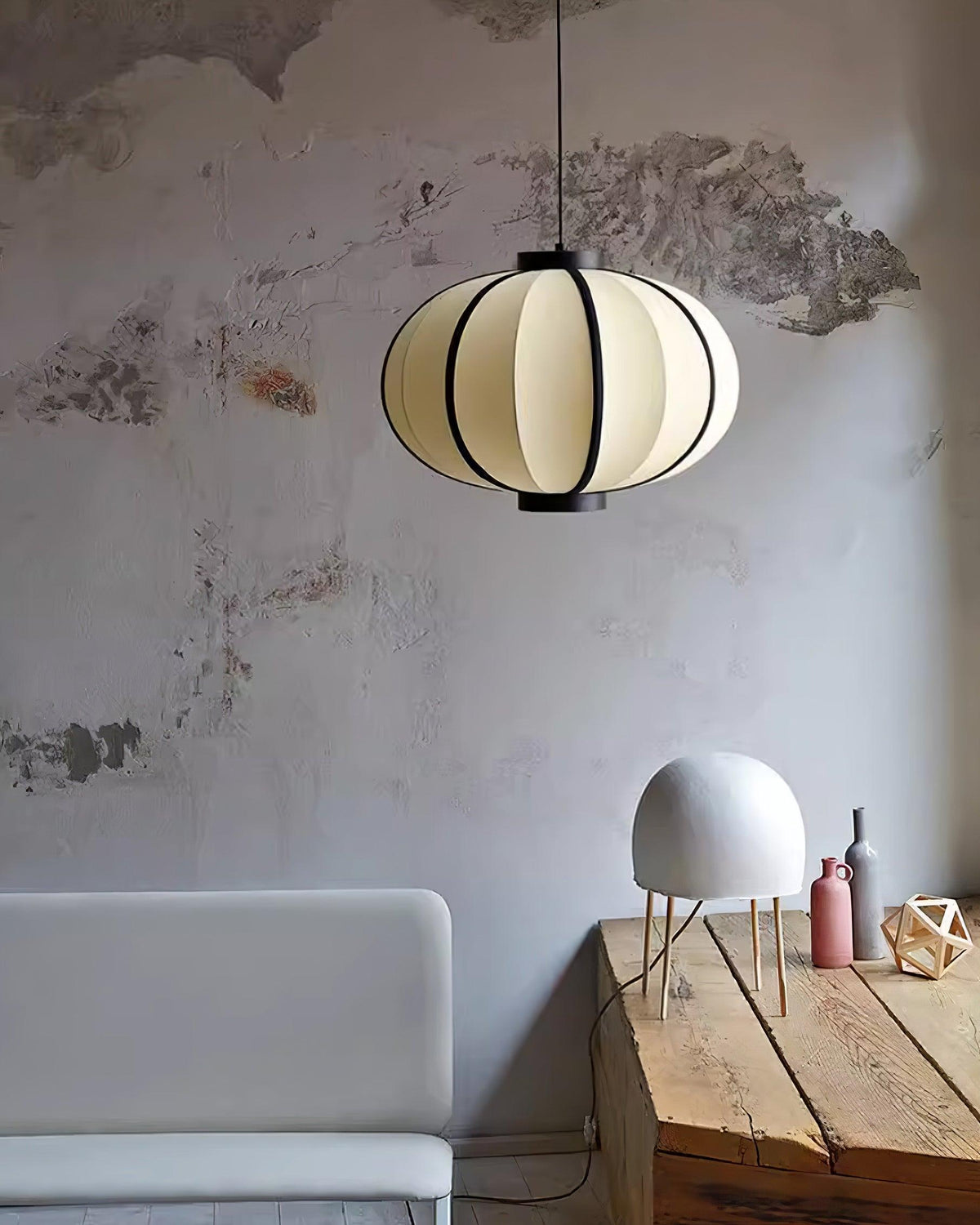 Keldelley Fabric Pendant Light-Moonnatur