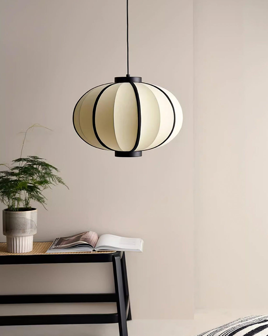 Keldelley Fabric Pendant Light-Moonnatur