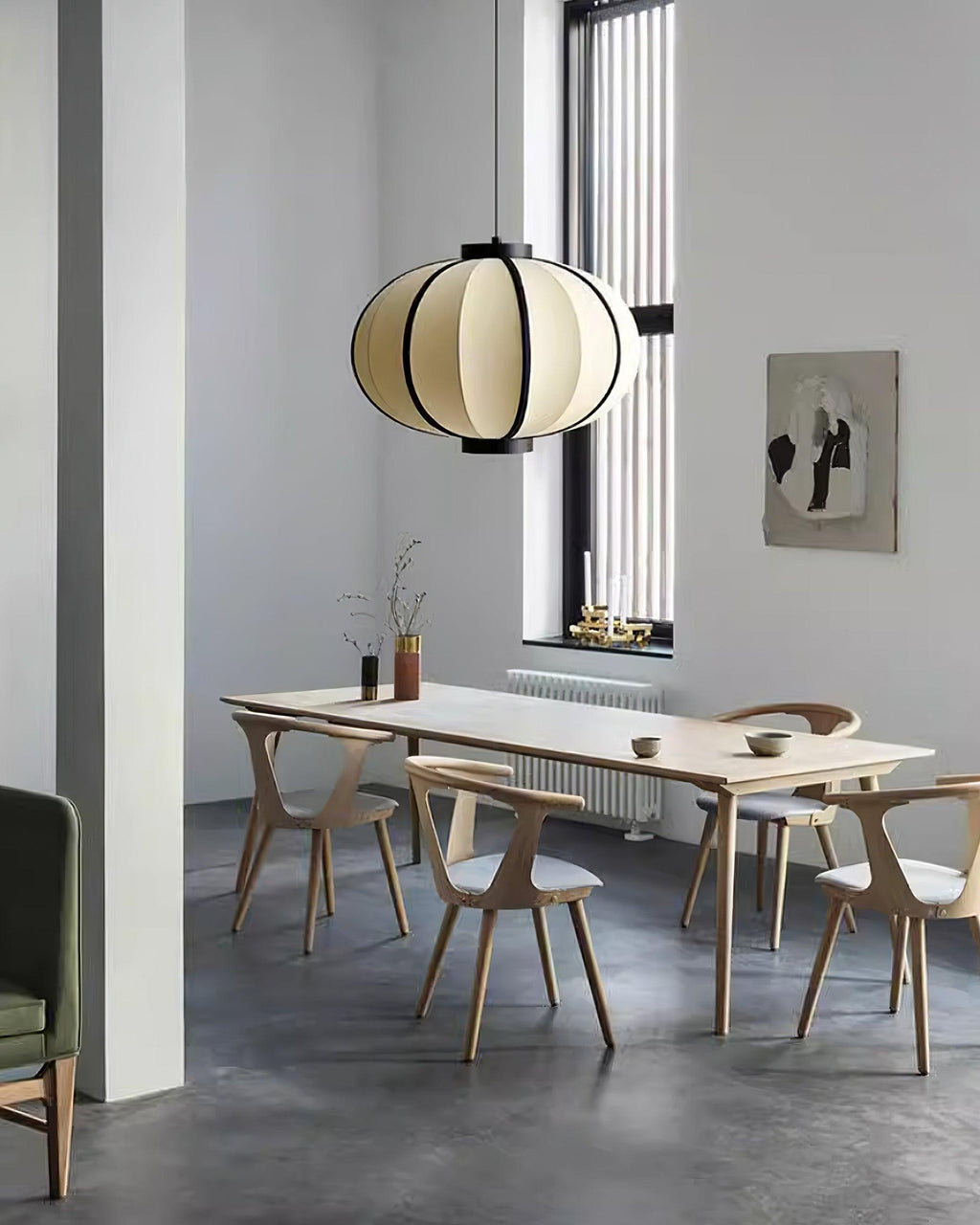 Keldelley Fabric Pendant Light-Moonnatur