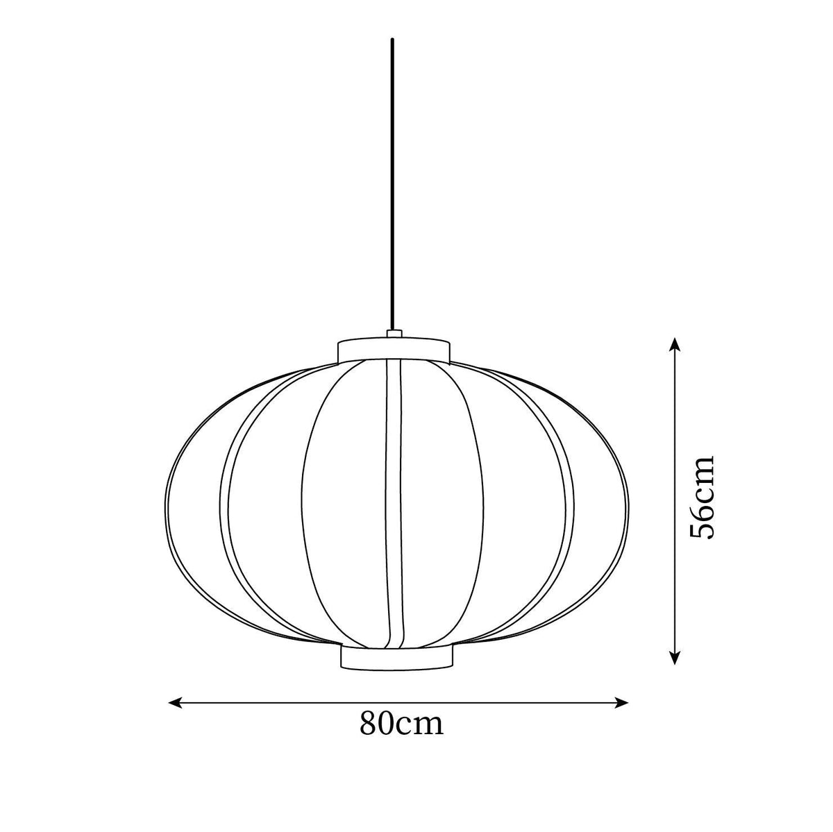 Keldelley Fabric Pendant Light-Moonnatur