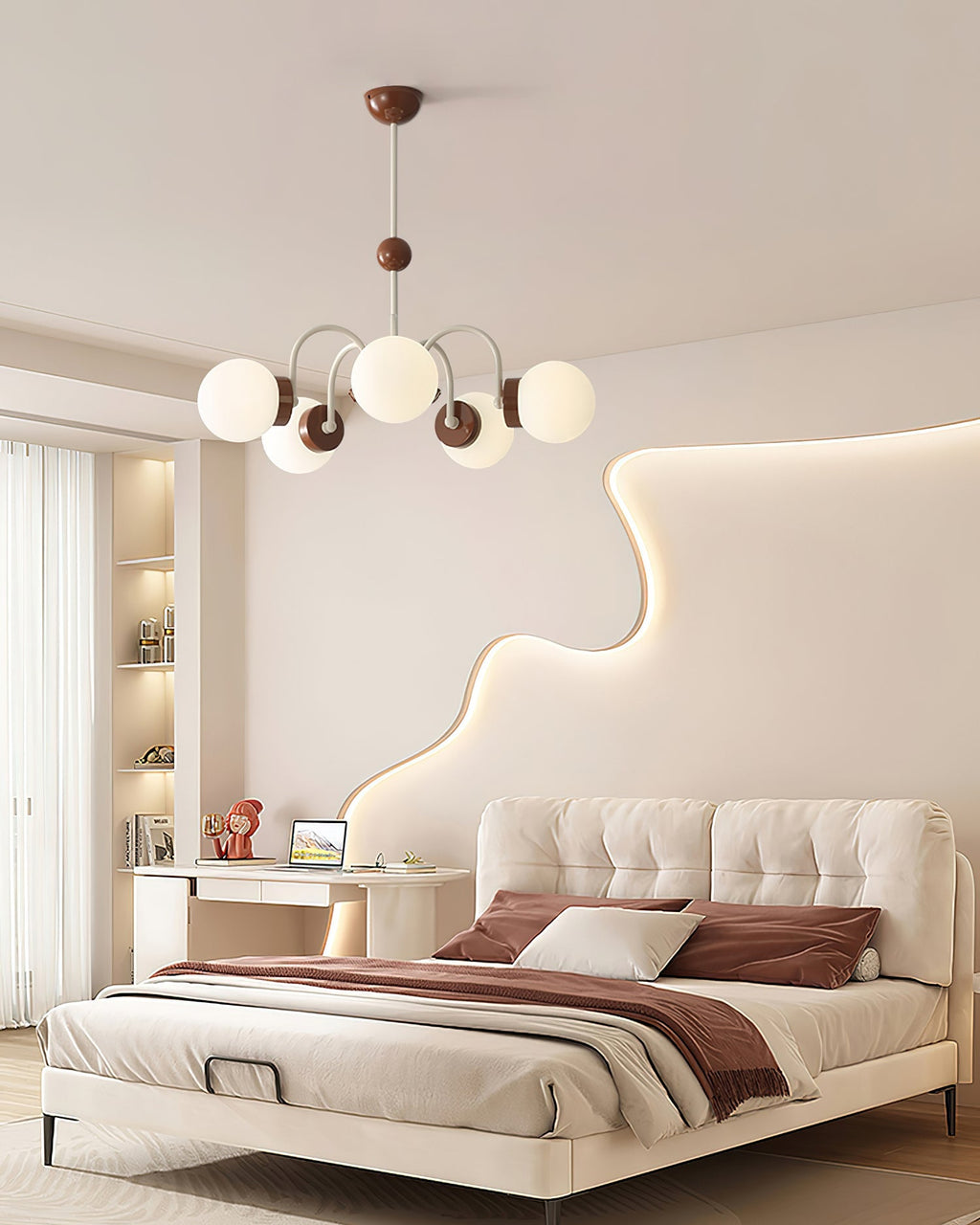 Brenelaria Glass Chandelier-Moonnatur