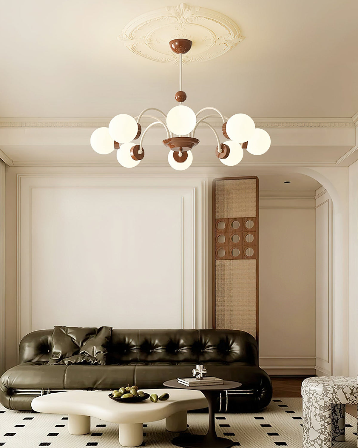 Brenelaria Glass Chandelier-Moonnatur