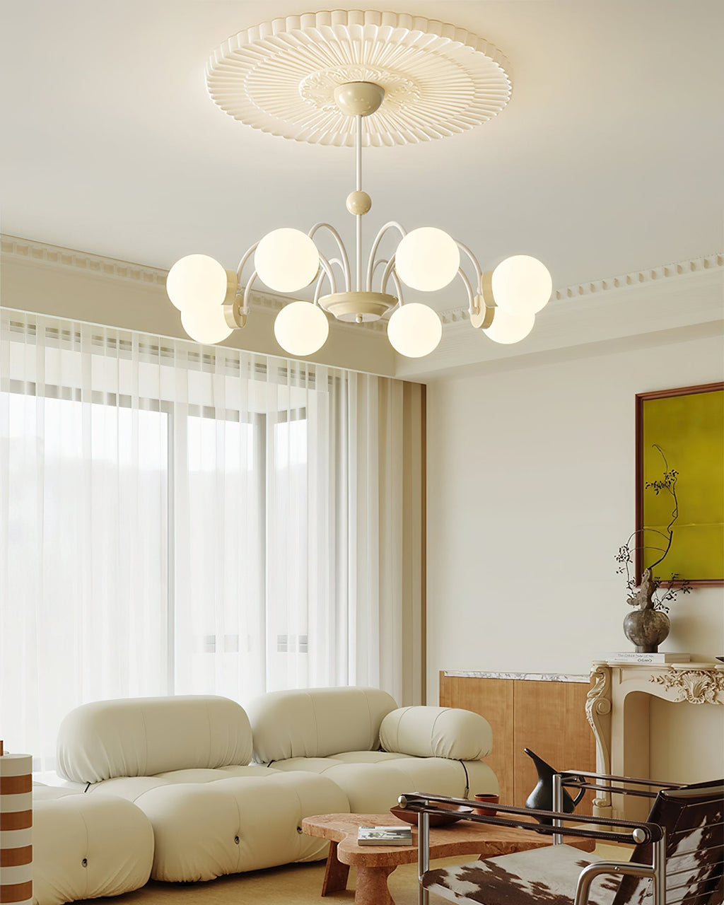 Brenelaria Glass Chandelier-Moonnatur
