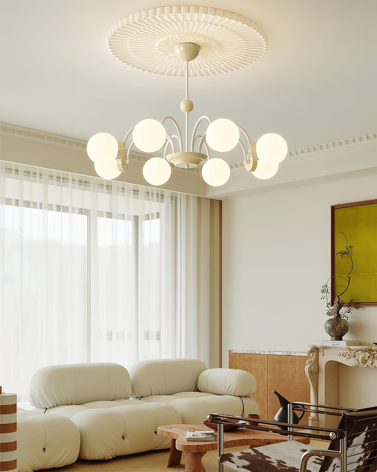 Brenelaria Glass Chandelier-Moonnatur