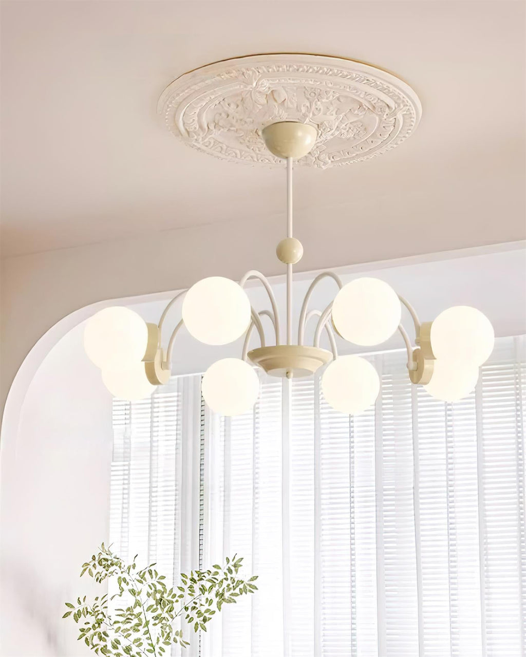 Brenelaria Glass Chandelier-Moonnatur