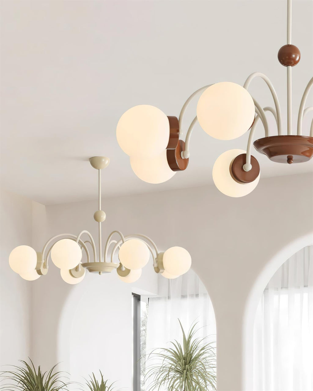 Brenelaria Glass Chandelier-Moonnatur