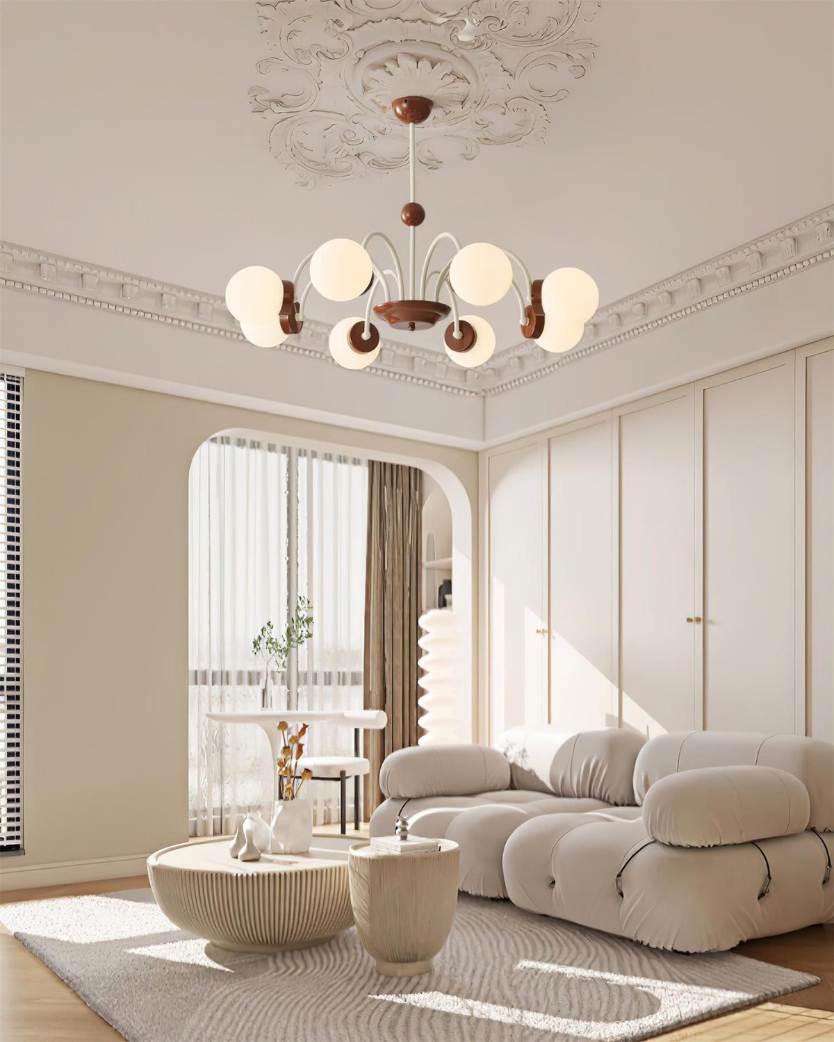 Brenelaria Glass Chandelier-Moonnatur
