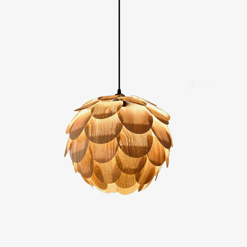 Alwynelle Ash Wood Pendant Light-Moonnatur